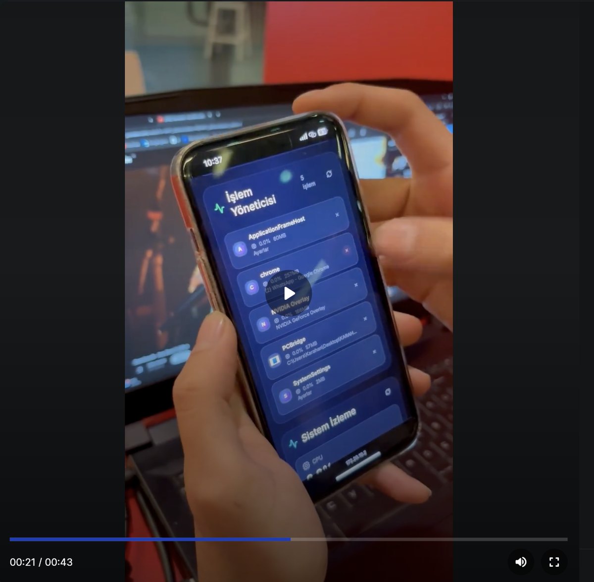 PC remote controller by Emirhan Bulut
