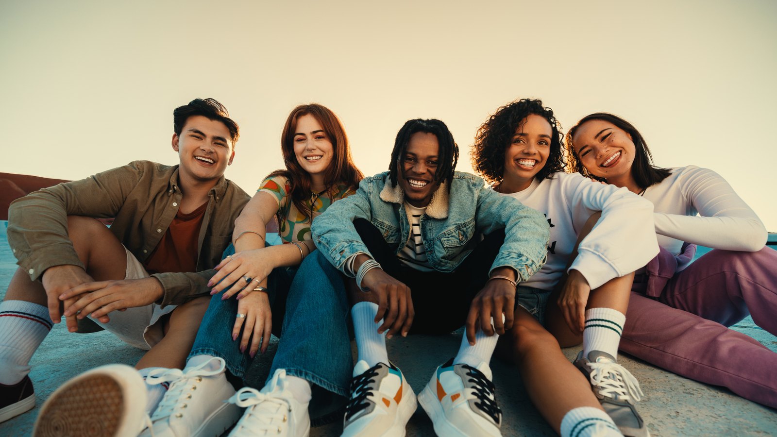 A group of Gen Z friends